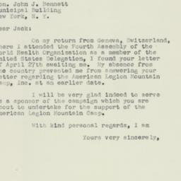 Letter: 1951 May 25