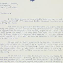 Letter: 1954 March 31