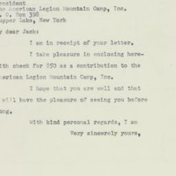 Letter: 1954 March 26