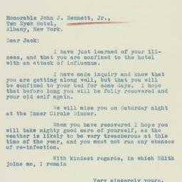 Letter: 1933 February 16