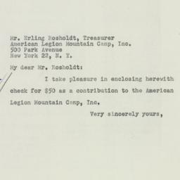 Letter: 1950 December 7