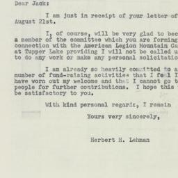 Letter: 1950 August 24