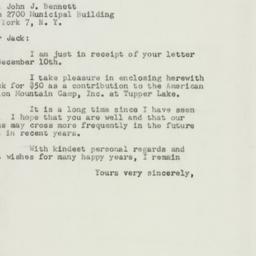 Letter: 1951 December 18
