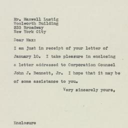 Letter: 1946 January 16