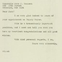 Letter: 1946 November 21