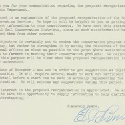 Letter: 1953 October 31