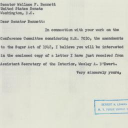 Letter: 1956 March 1