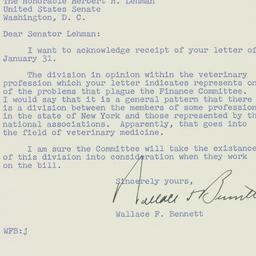 Letter: 1956 February 1