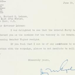 Letter: 1949 June 24