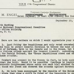 Letter: 1950 September 20