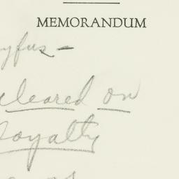Memorandum: n.d.
