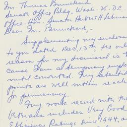 Letter: 1950 December 13