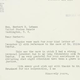 Letter: 1950 December 15