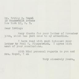 Letter: 1950 December 6