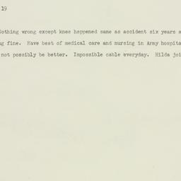 Telegram: 1944 March 19