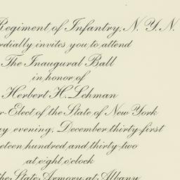Invitation: 1932 December 31