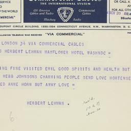 Letter: 1944 November 20