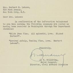 Letter: 1944 March 16
