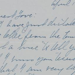Letter: 1943 April 10