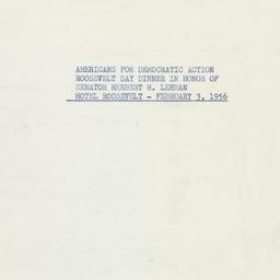 Letter: 1956 February 3