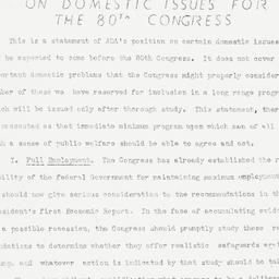 Administrative Record: 1947...