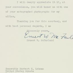 Letter: 1950 July 31