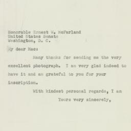 Letter: 1950 September 8