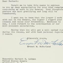 Letter: 1951 October 23