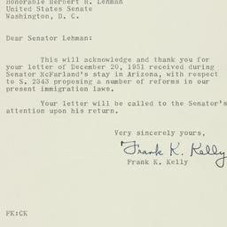 Letter: 1951 December 28