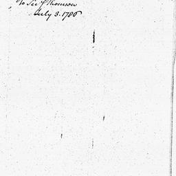 [Document, 1786 July 03]