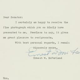 Letter: 1950 August 15