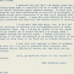 Letter: 1936 May 23