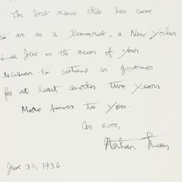 Letter: 1936 June 30