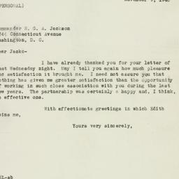 Letter: 1946 November 9