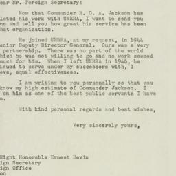 Letter: 1947 December 11