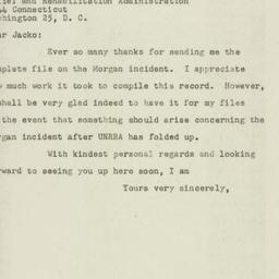 Letter: 1947 July 14