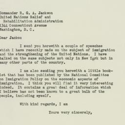 Letter: 1947 May 20