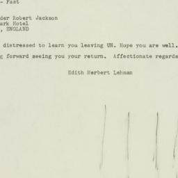Telegram: 1948 September 11