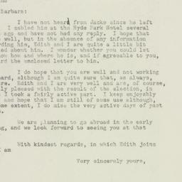 Letter: 1948 December 2