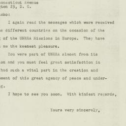 Letter: 1947 July 23