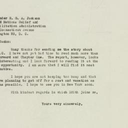 Letter: 1947 October 6