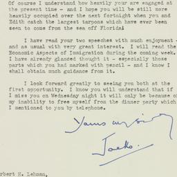 Letter: 1947 May 26
