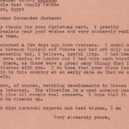 Letter: 1945 January 11