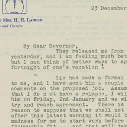 Letter: 1947 December 23