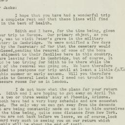 Letter: 1948 March 15