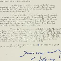 Letter: 1947 July 3