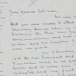 Letter: 1945 February 3