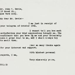 Letter: 1932 October 16