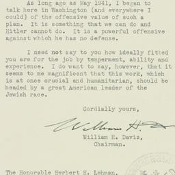Letter: 1942 November 21