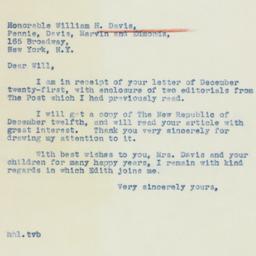 Letter: 1940 December 26